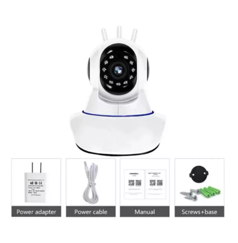 CAMARA IP 3 ANTENAS WIFI VISION NOCTURNA
