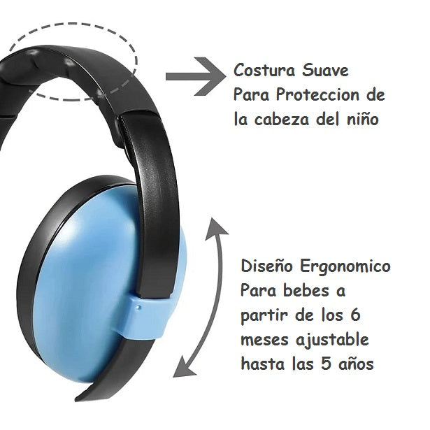 AURICULARES PROTECTORES ANTI RUIDO PARA NIÑOS
