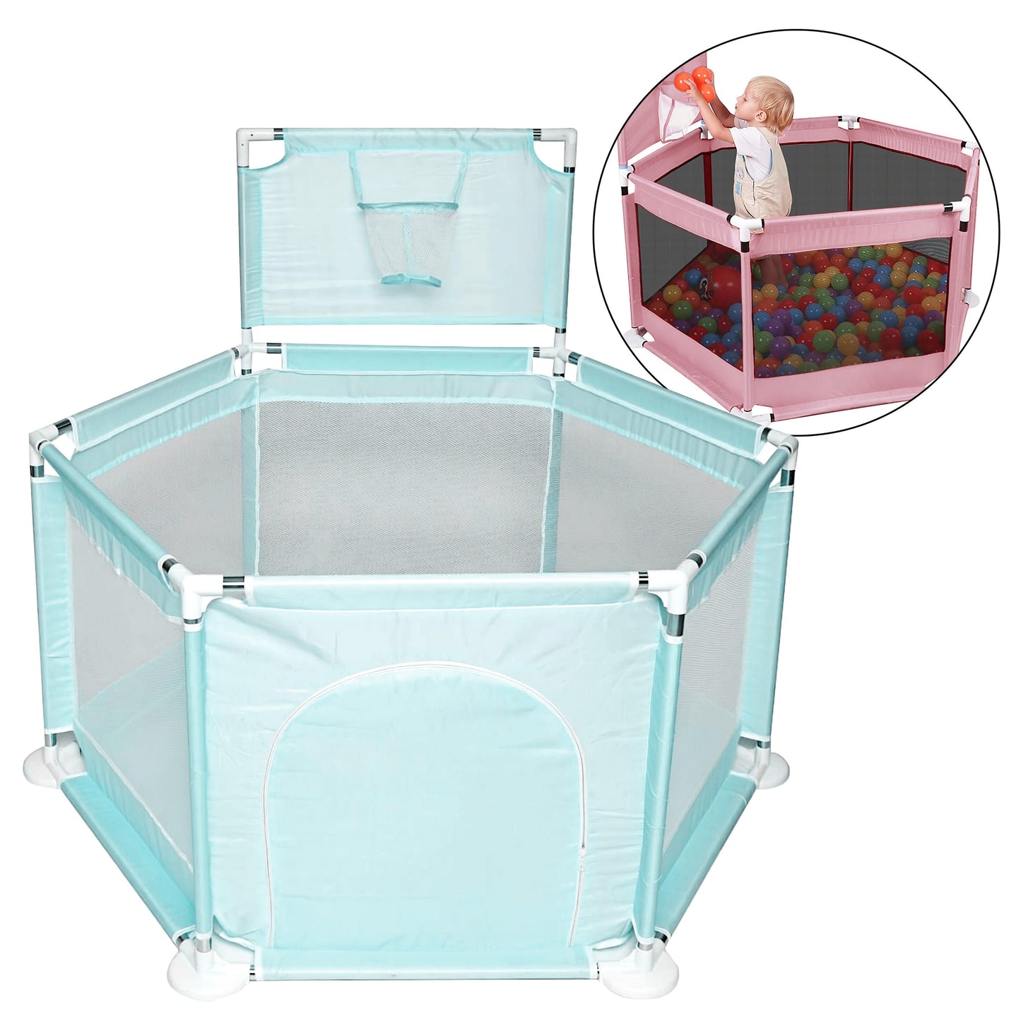 CORRAL DE SEGURIDAD INFANTIL HEXAGONAL
