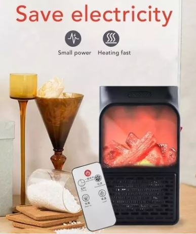MINI CALEFACTOR EFECTO CHIMENEA