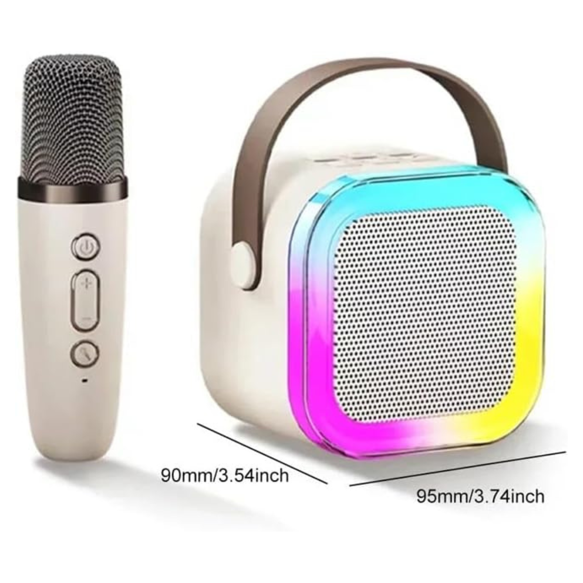 Micrófono Karaoke - Mini Altavoz LED