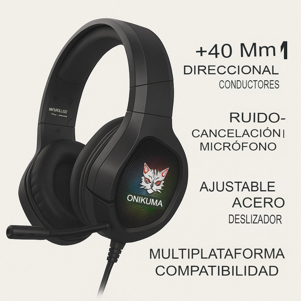 AUDÍFONOS GAMER X4 CON MICROFONO