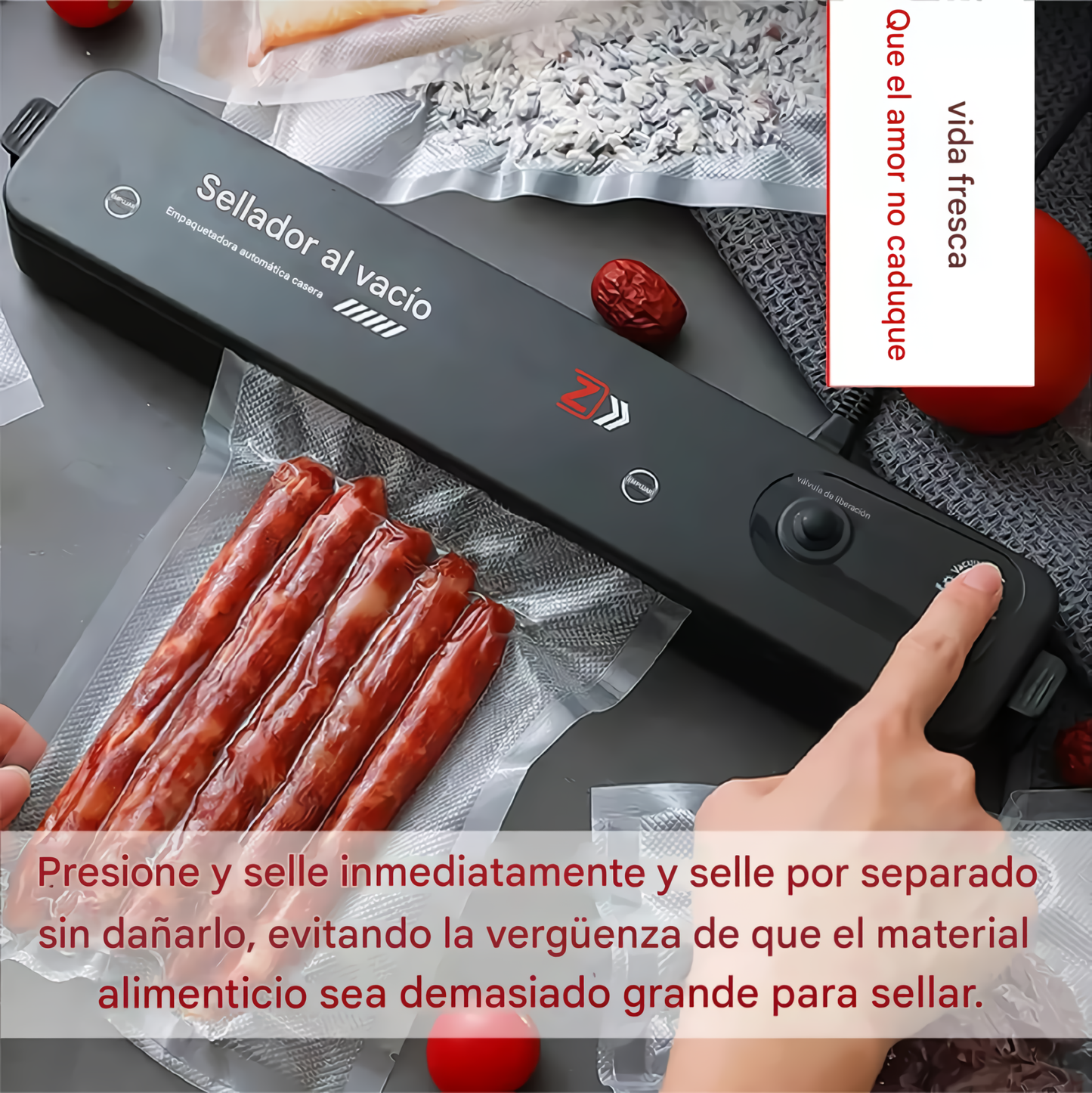 PACK SELLADORA AL VACIO CURLERPROâ„¢ MAS BOLSAS