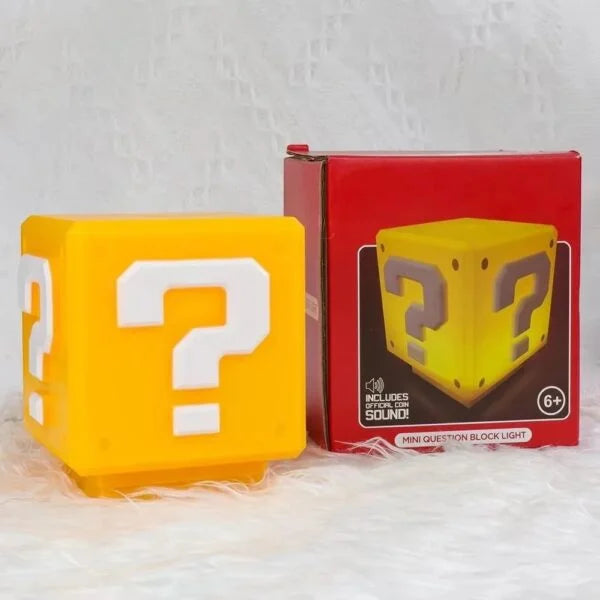 Lámpara Cubo Mario Bros Led Sonido USB