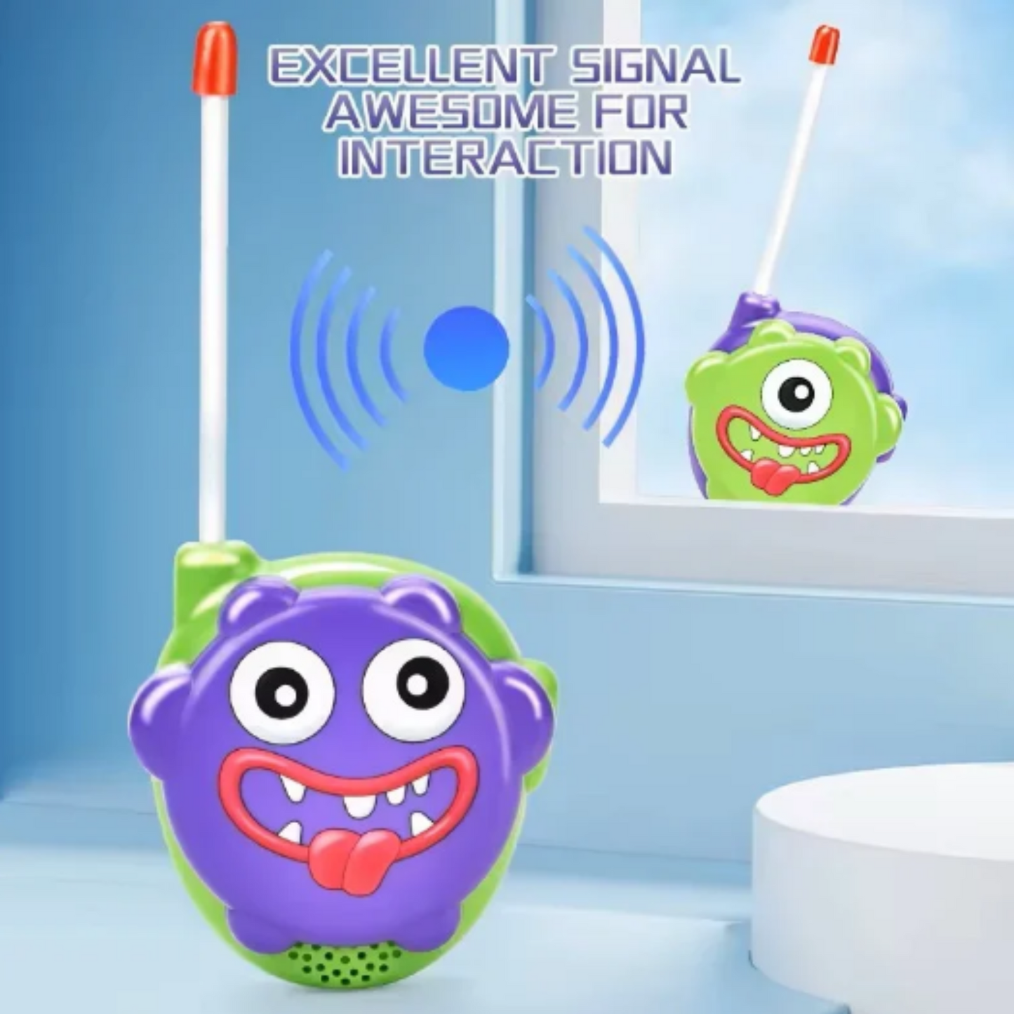 RADIO TRANSMISOR WALKIE TALKIE LITTLE MONSTER