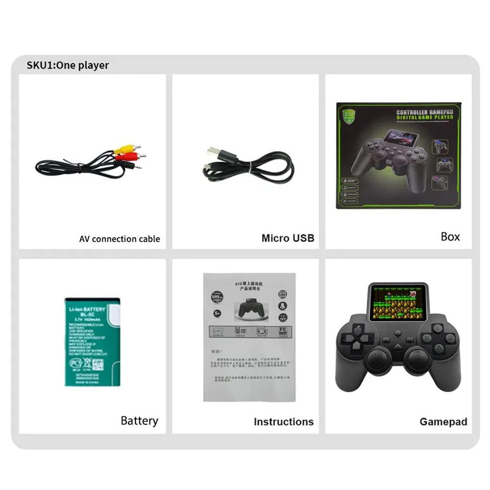CONSOLA CONTROL PORTÁTIL GAMEPAD S10 - 520 JUEGOS