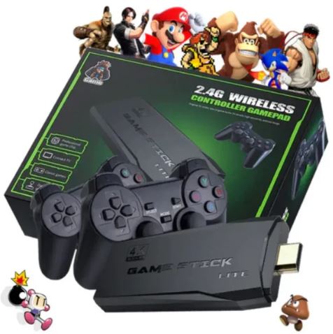 CONSOLA DE VIDEOJUEGO GAME STICK 64gb