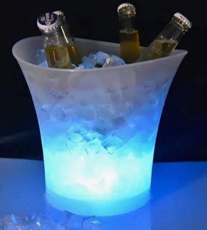 🔥PACK HIELERA LED DE COLORES + 12 HIELOS
