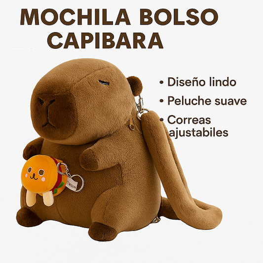 MOCHILA KAWAII CAPIBARA - 35cm