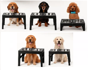 COMEDERO AJUSTABLE PARA MASCOTAS