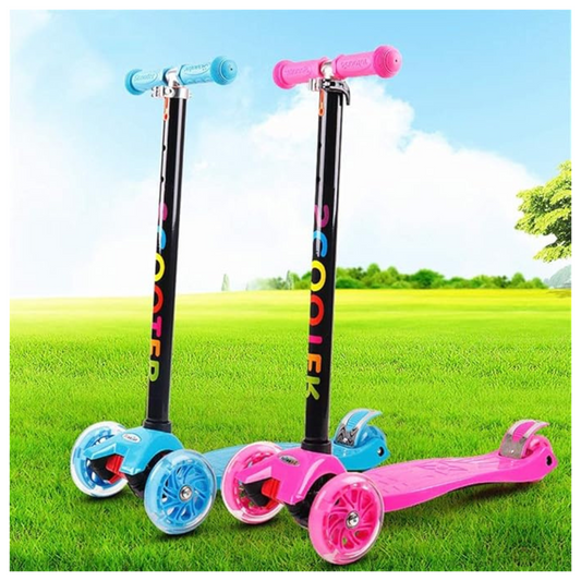 SCOOTER MONOPATÍN TRIPLE LED