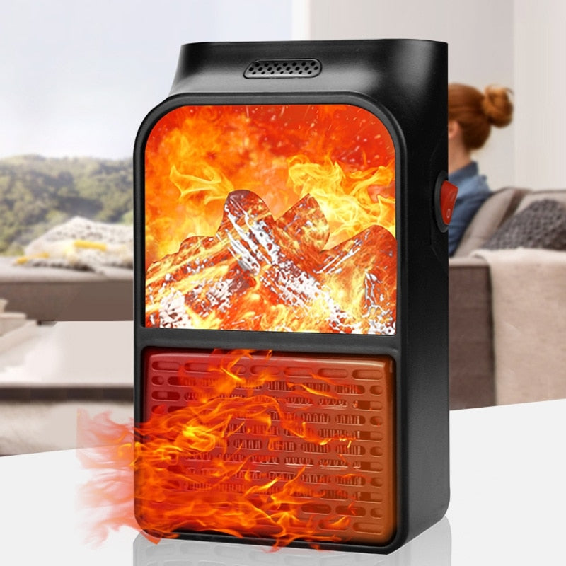 MINI CALEFACTOR EFECTO CHIMENEA