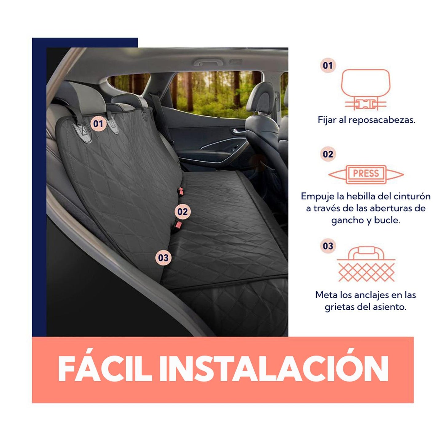 PACK VIRELA PRO OUTDOOR: CUBRE ASIENTO DE AUTO + LIMPIADOR DE PATAS PARA MASCOTAS
