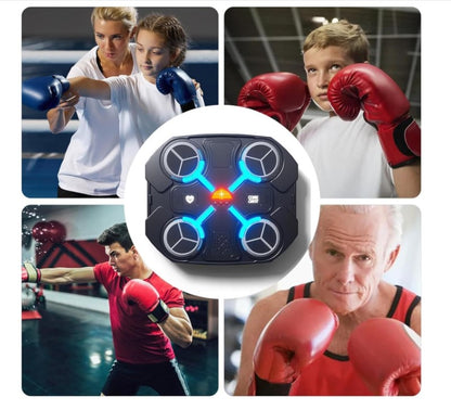 MAQUINA DE BOXEO MUSICAL BLUETOOTH - INCLUYE GUANTES