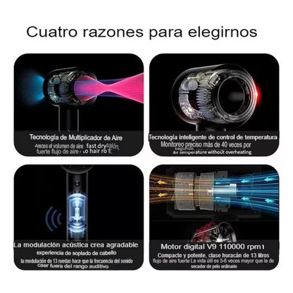 SECADOR DE PELO HAIR DRYER - Tipo Dyson