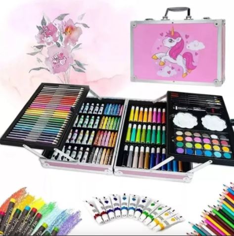 MALETA DE ARTE PROFESIONAL 145 PIEZAS
