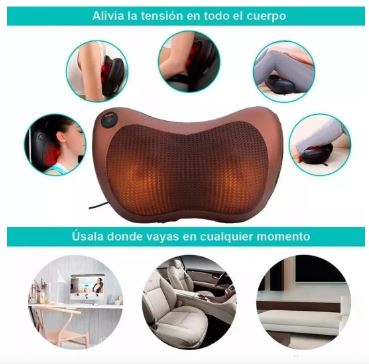 MASAJEADOR ELÉCTRICO CUELLO COJÍN LUMBAR