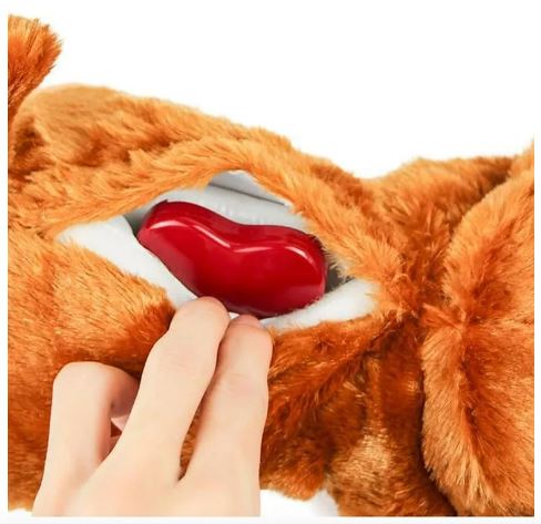 PELUCHE INTERACTIVO LATIDO DE COMPAÑIA PARA MASCOTAS