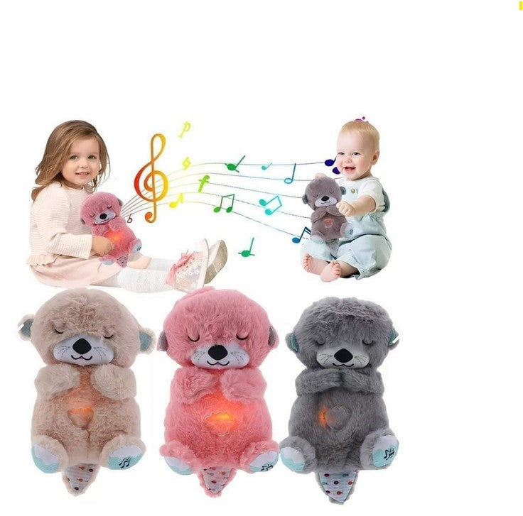 NUTRIA PELUCHE DE APEGO - MUSICA, LUZ Y RESPIRACION