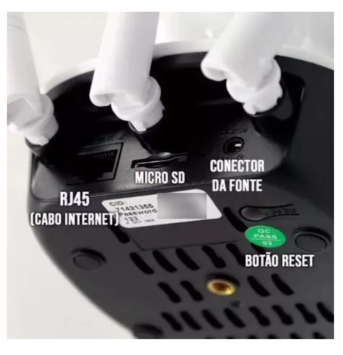 CAMARA IP 3 ANTENAS WIFI VISION NOCTURNA