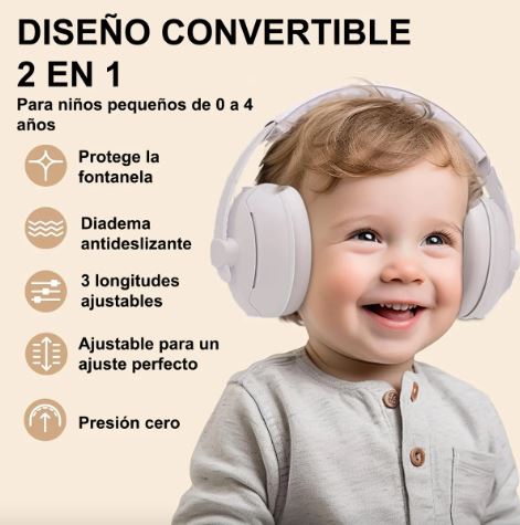 AURICULARES CANCELACION DE RUIDO PARA BEBES