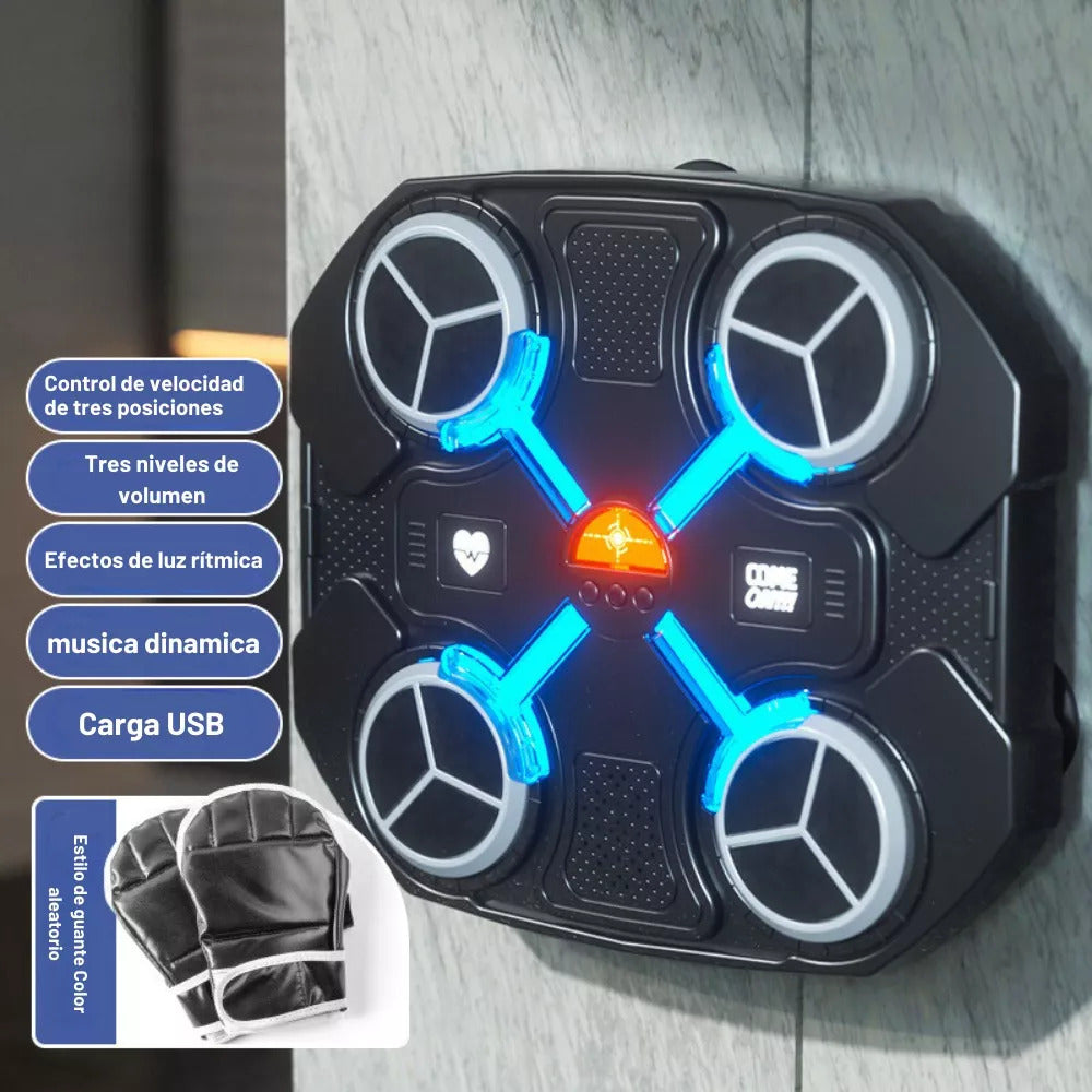 MAQUINA DE BOXEO MUSICAL BLUETOOTH - INCLUYE GUANTES