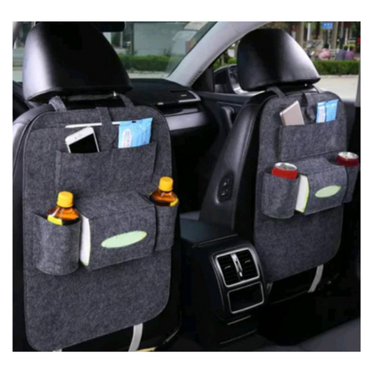 PACK VIRELA - 2 ORGANIZADORES PARA ASIENTO TRASERO DE AUTO