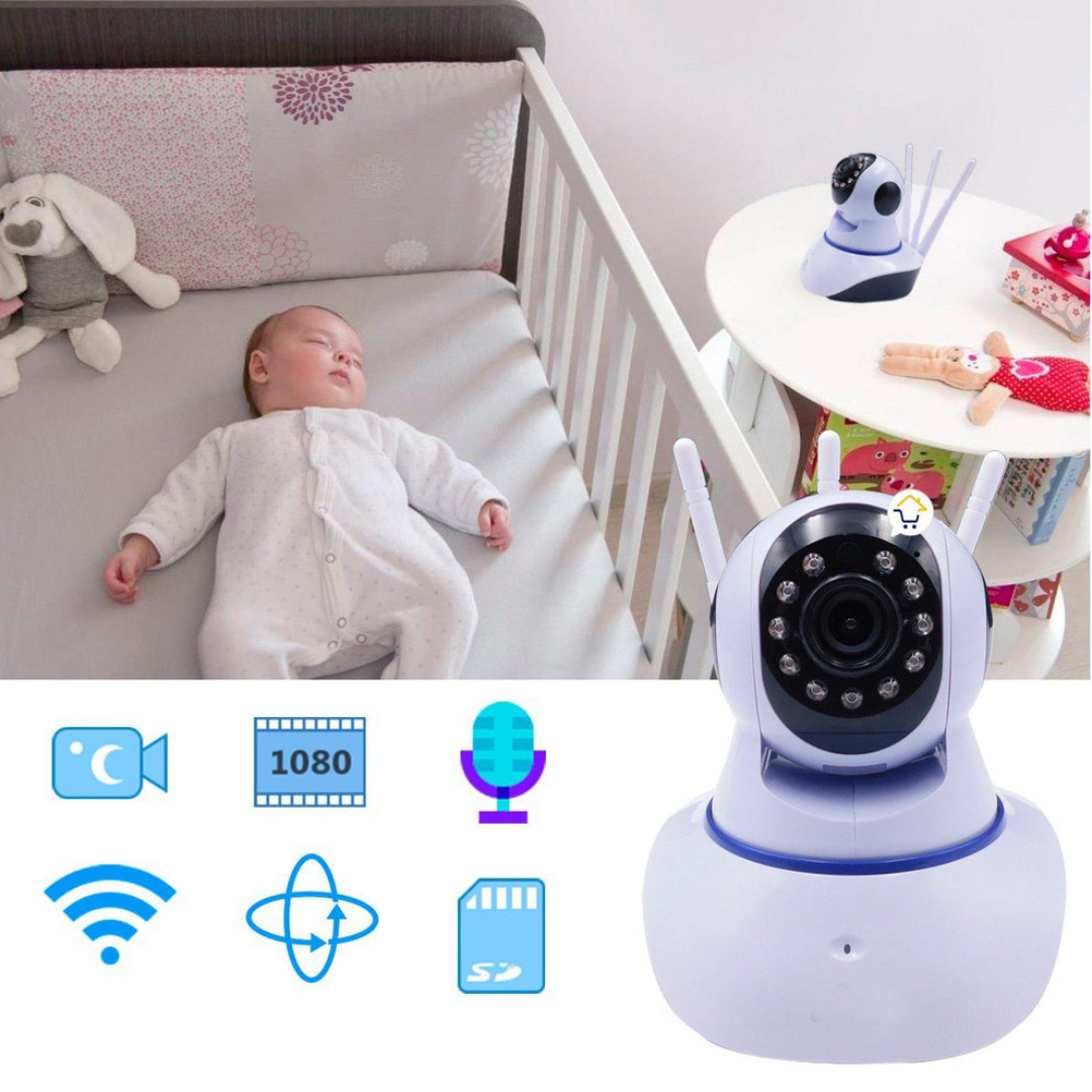 CAMARA IP 3 ANTENAS WIFI VISION NOCTURNA
