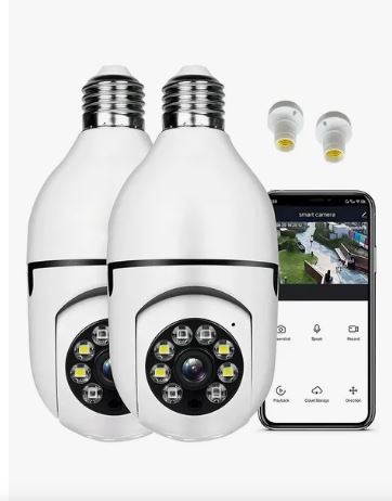 PACK VIRELA - 2 CAMARAS DE SEGURIDAD WIFI 360 HD