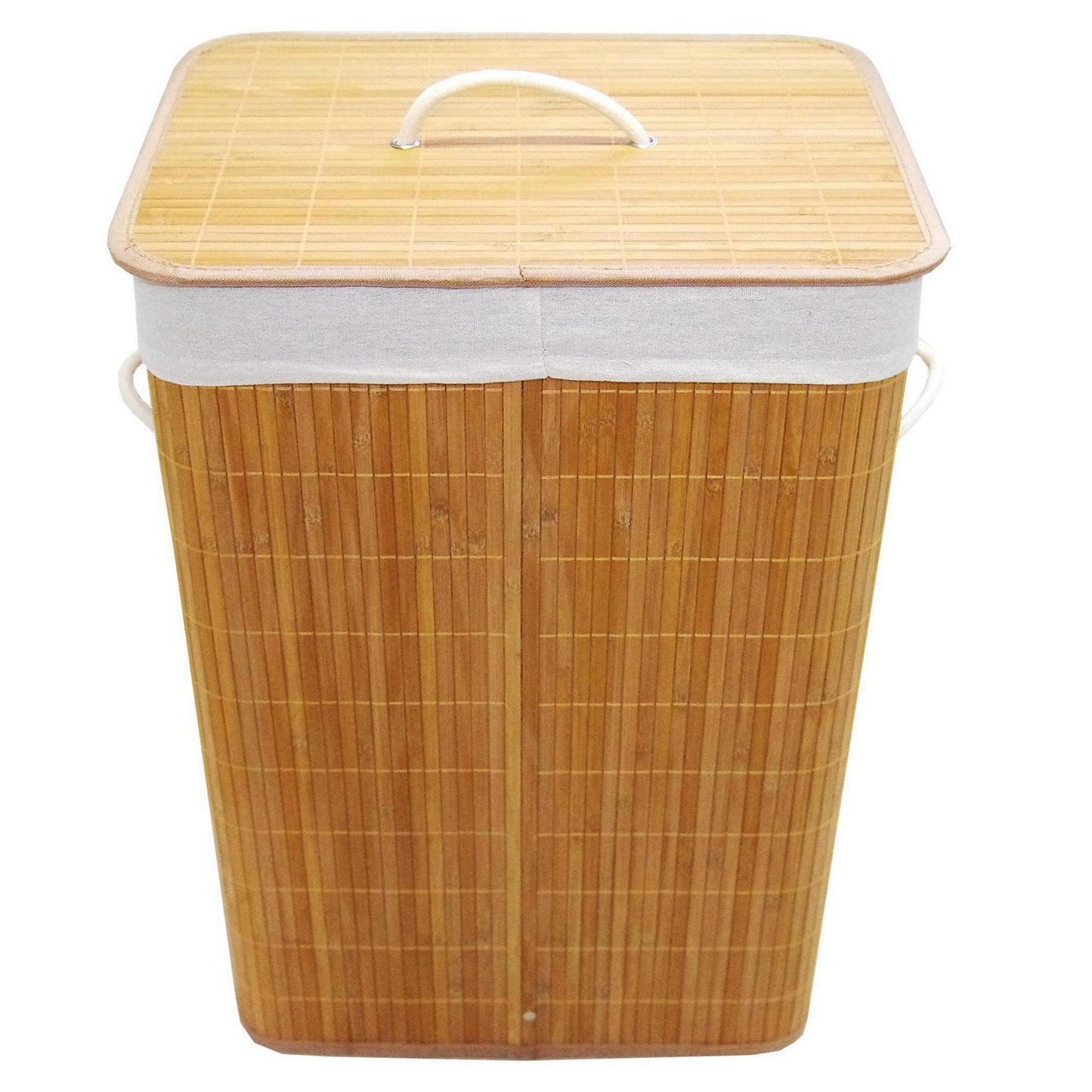 CANASTO PARA ROPA DE BAMBU