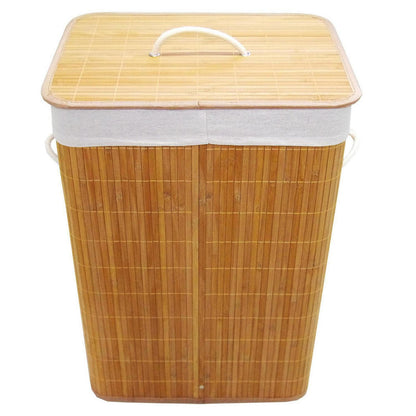 CANASTO PARA ROPA DE BAMBU