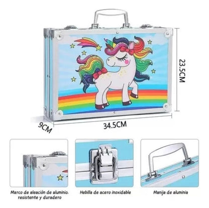 MALETA DE ARTE PROFESIONAL 145 PIEZAS