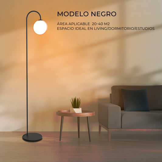 LÁMPARA DE PIE BOLA LED