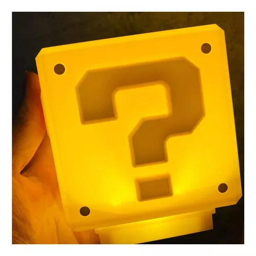Lámpara Cubo Mario Bros Led Sonido USB