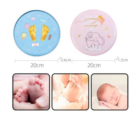 KIT ESTAMPADO HUELLA BEBÉ MANO PIE