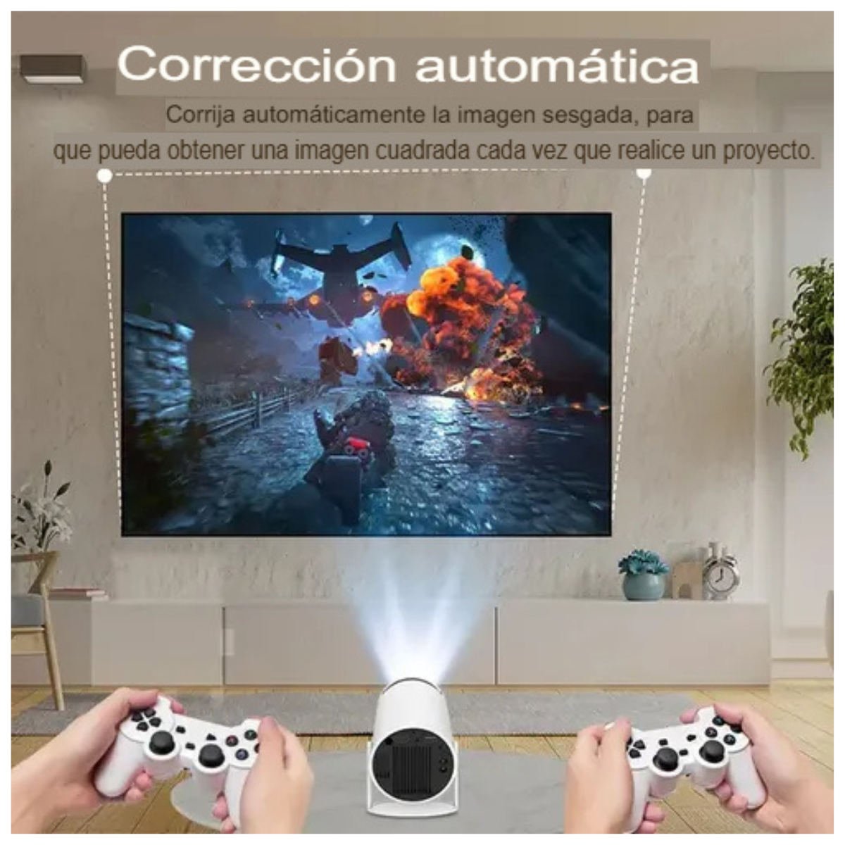 MINI CONSOLA DE JUEGOS RETRO CON PROYECTOR 4K - X10 PLUS