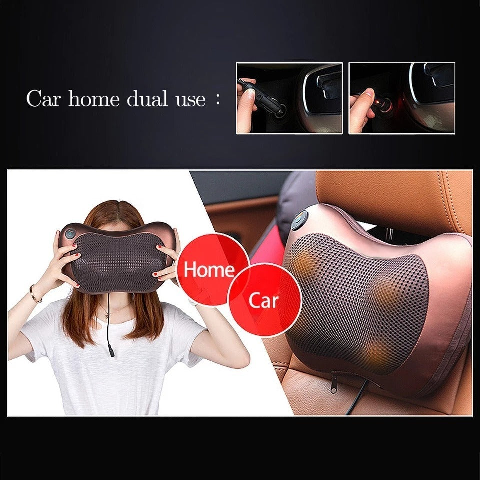 MASAJEADOR ELÉCTRICO CUELLO COJÍN LUMBAR