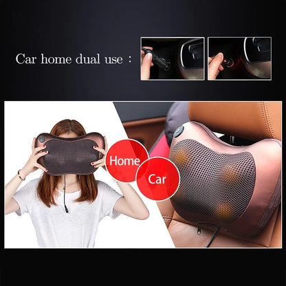 MASAJEADOR ELÉCTRICO CUELLO COJÍN LUMBAR
