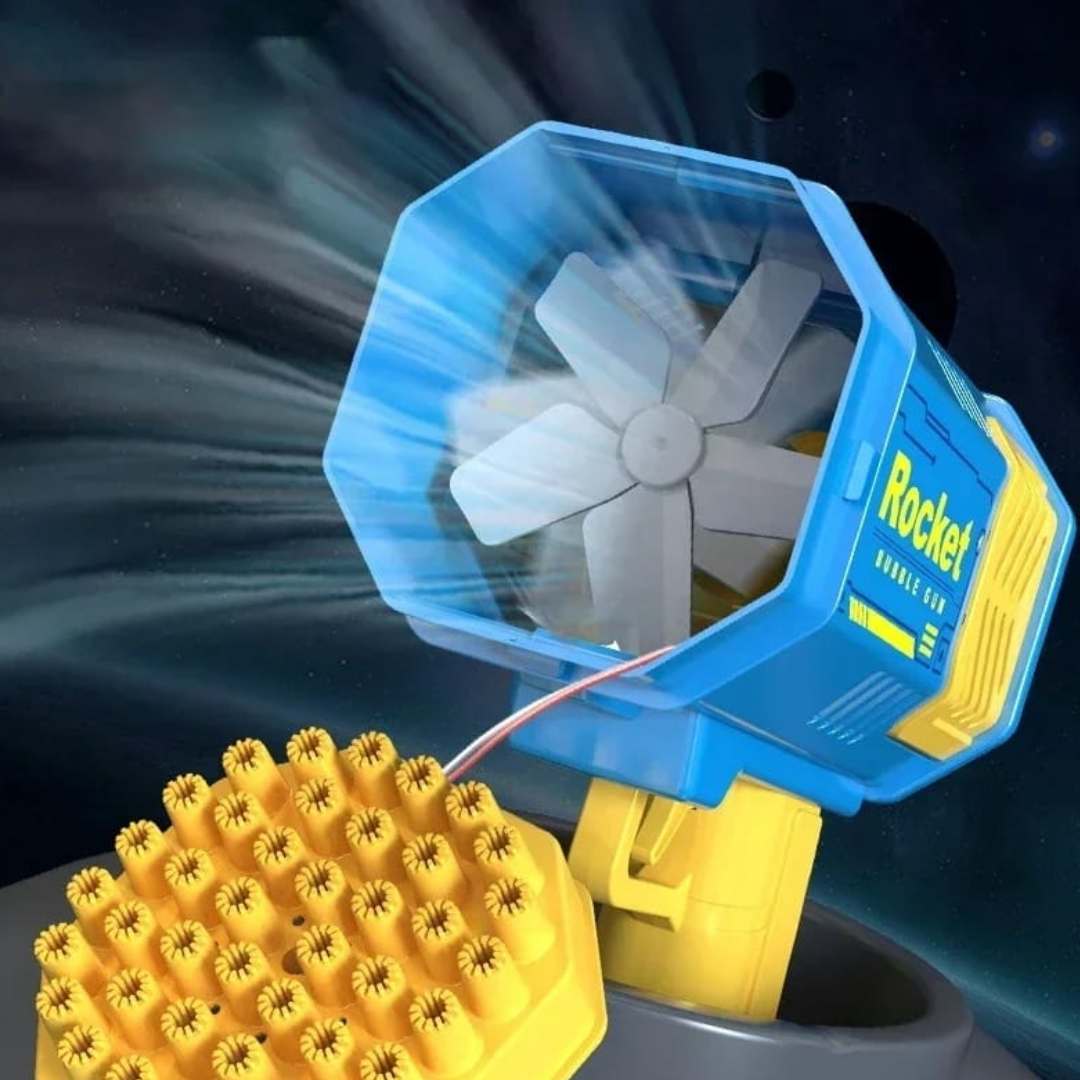 MAQUINA DE BURBUJAS BAZOOKA LED