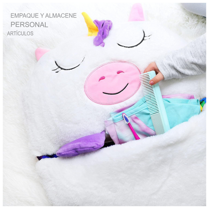 SACO DE DORMIR 2 EN 1 - UNICORNIO
