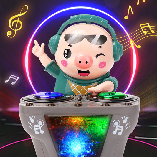 CERDITO DJ INTERACTIVO CON LUZ Y SONIDO