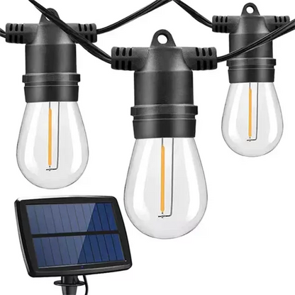 PACK 2 GUIRNALDA SOLAR 10 METROS - 10 LUCES LED