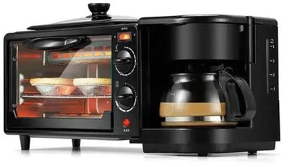 ESTACION DE DESAYUNO 3 EN 1 - CAFETERA HORNO PARRILLA