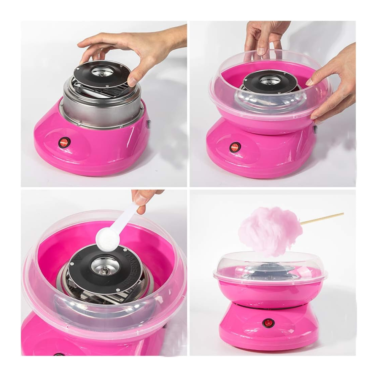 MINI MÁQUINA PORTÁTIL ALGODÓN DE AZÚCAR
