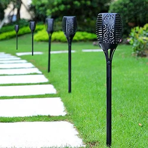 PACK X 4 ANTORCHAS SOLARES - 58CM