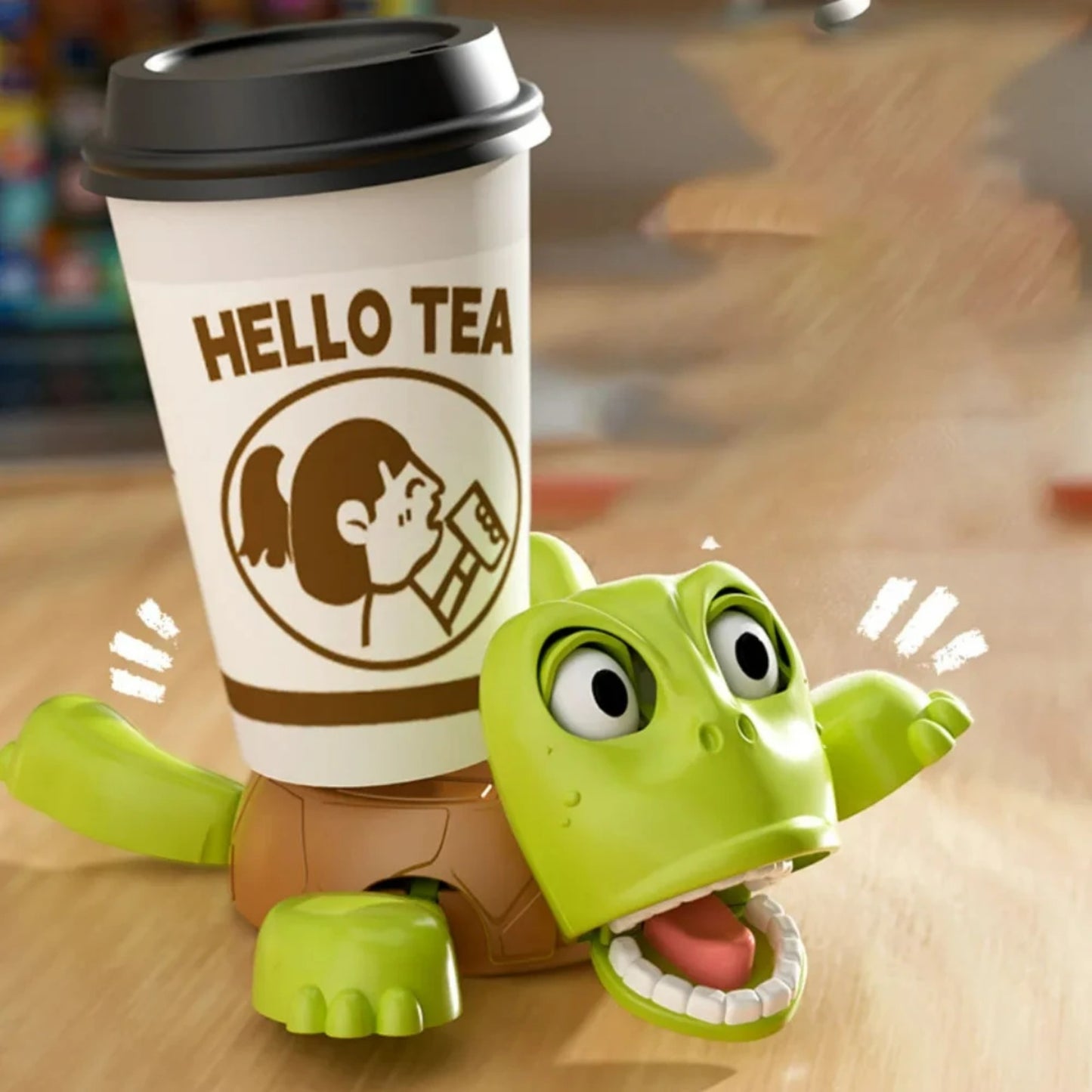 POSAVASO DE TORTUGA DIVERTIDO - Funny Turtle Coaster
