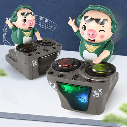 CERDITO DJ INTERACTIVO CON LUZ Y SONIDO