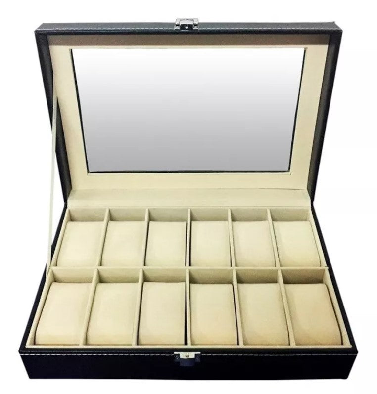 ORGANIZADOR DE RELOJES 12 PUESTOS DELUXE