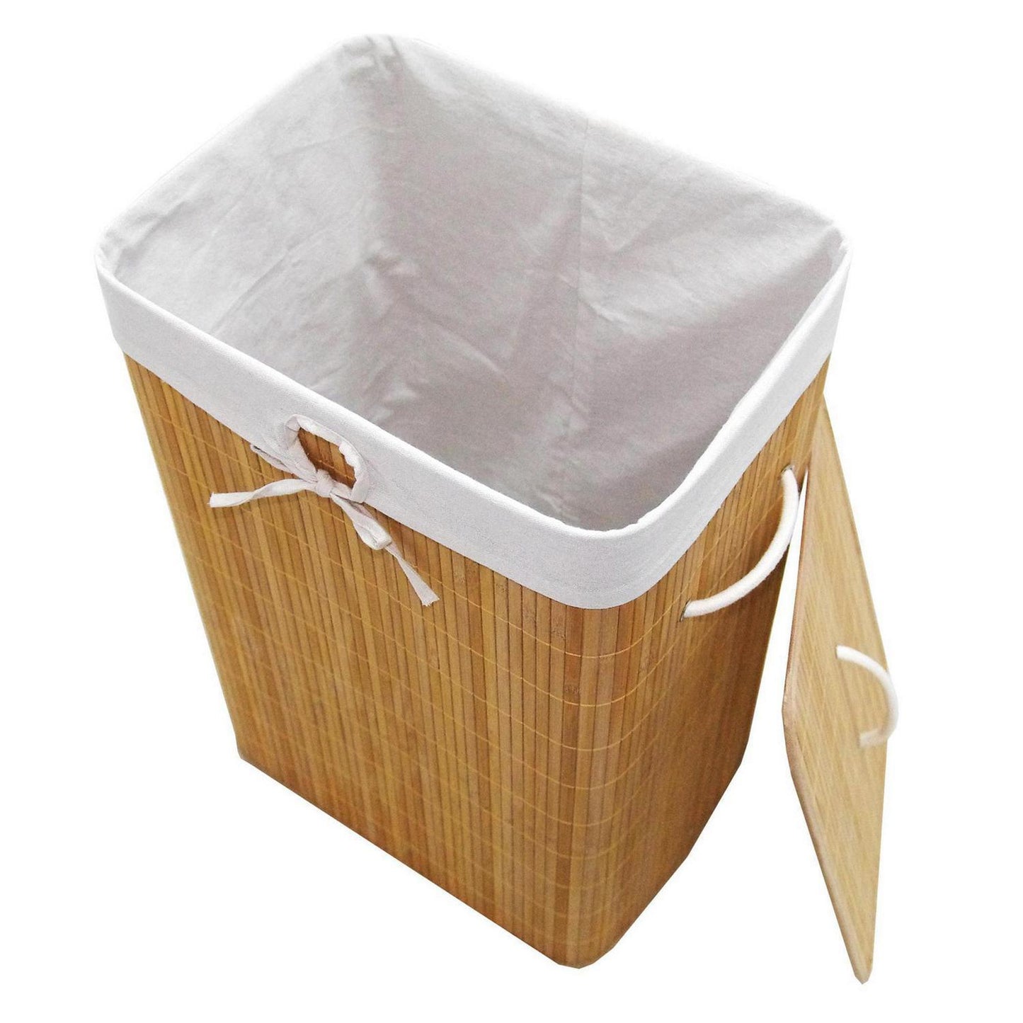CANASTO PARA ROPA DE BAMBU