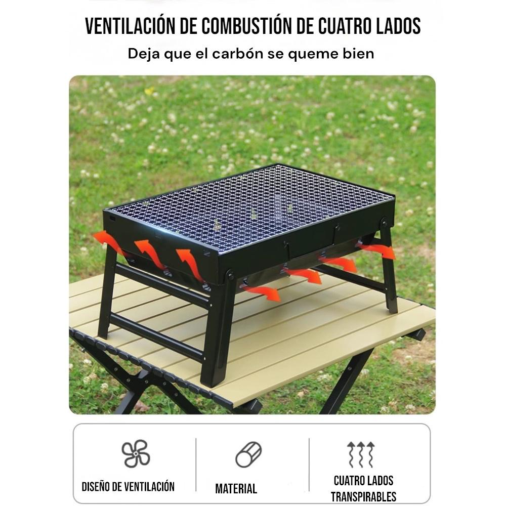 Parrilla Barbecue Plegable